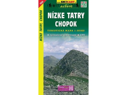 Nízké Tatry, Chopok - turistická mapa (shocart č.1094)
