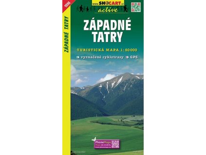 Západné Tatry - turistická mapa (shocart č.1096)