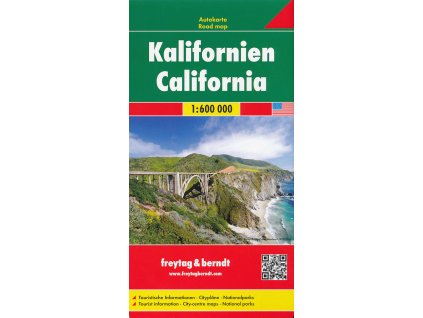 mapa California (Kalifornie) 1:600 t.