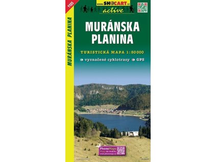 Muránska planina - turistická mapa (shocart č.1105)