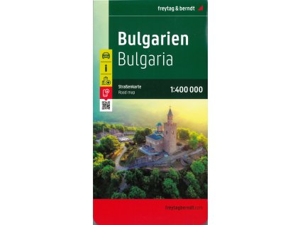 mapa Bulgarien, Bulharsko 1:400 t.