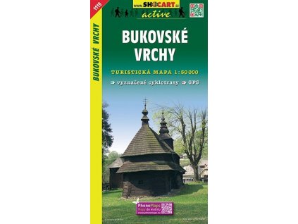 Bukovské vrchy - turistická mapa (shocart č.1119)