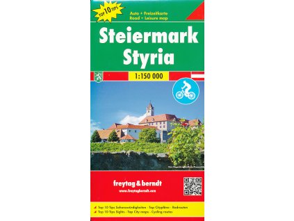 cyklomapa Steiermark 1:150 t. (Štýrsko)