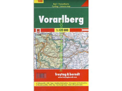 cyklomapa Vorarlberg 1:100 t.