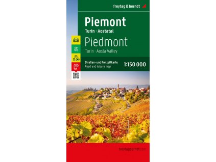 Piedmont, Turin, Aosta Valley 1:150t.