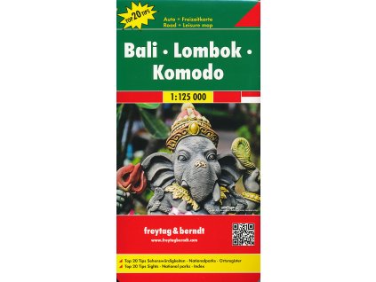 Bali, Lombok, Komodo 1:125 t.