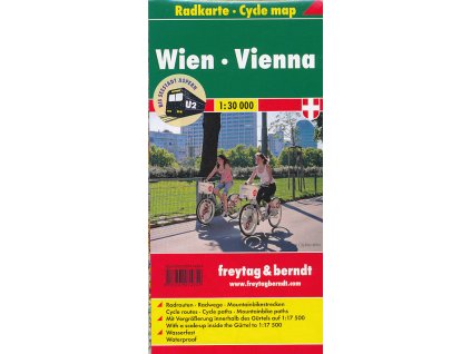 cykloplán Wien 1:30 t. laminovaná