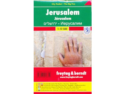 plán Jerusalem 1:12,5 t. kapesní laminovaný