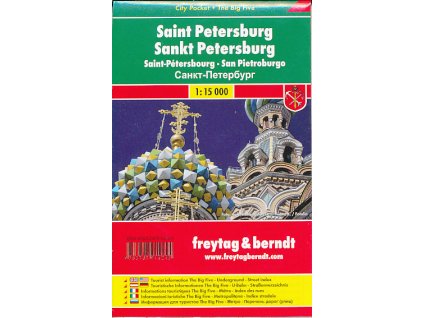 plán Petrohrad 1:15 t. kapesní laminovaný