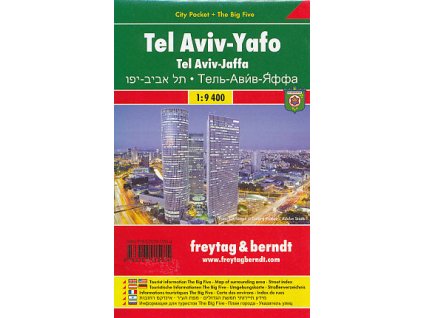 plán Tel Aviv-Yafo 1:9,4 t. kapesní laminovaný