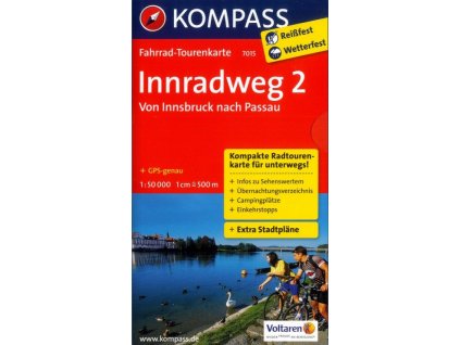 Innradweg 2, Von Innsbruck nach Passau  (Kompass 7015)