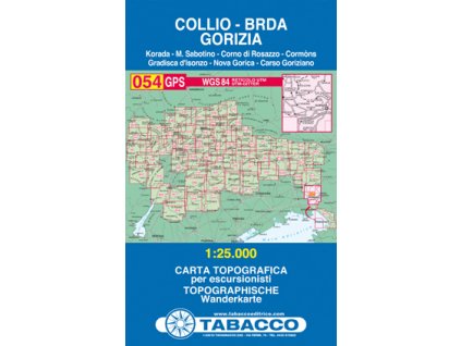 Collio, Brda, Gorizia (Tabacco - 054)
