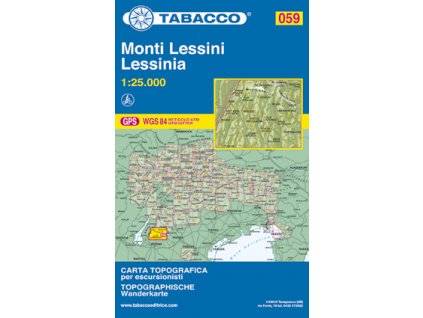 Monti Lessini, Lessinia (Tabacco - 059)