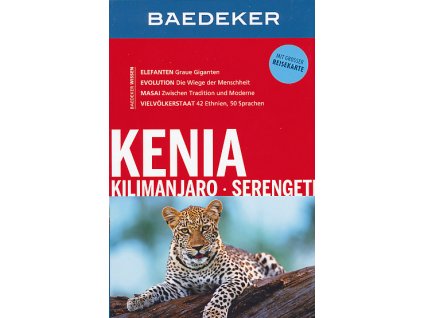 průvodce Kenia + Kilimanjaro + Serengeti (Keňa) německy Baedeke