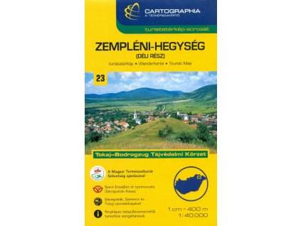 mapa Zemplén south 1:40 t.