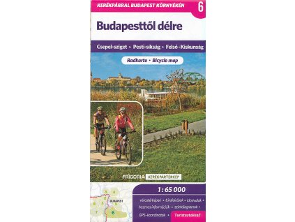 cyklomapa Budapest jihovýchod 1:65 t.