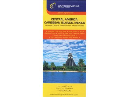 mapa Central America 1:6 mil.