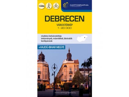 Debrecen Hajdu Bihar terkep cartographia 9789633538791