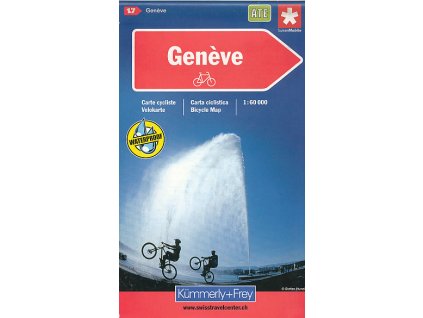 cyklomapa Geneve 1:60 t. (č.17) voděodolná