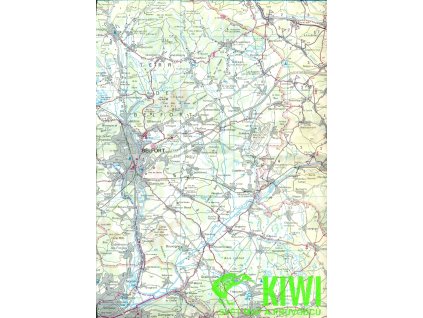 cyklomapa Elsass, Basel, Sudschwarzwald 1:100 t.