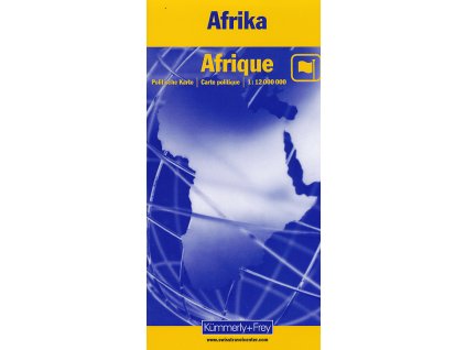 mapa Africa politická 1:12 mil.