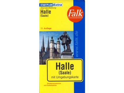 plán Halle (Saale) 1:17,5 t.