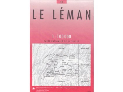 mapa Le Leman 1:100 t.