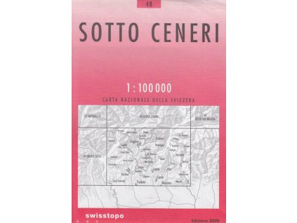 mapa Sotto Ceneri  1:100 t.