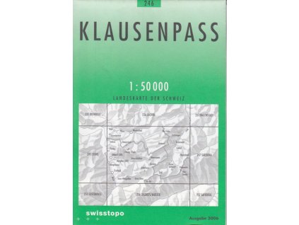 mapa Klausenpass 1:50 t.