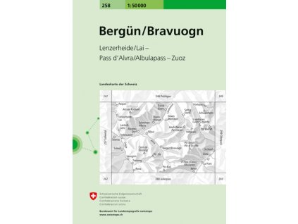 mapa Berguen 1:50 t.
