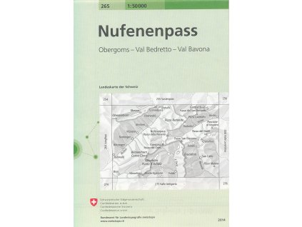 mapa Nufenenpass 1:50 t.