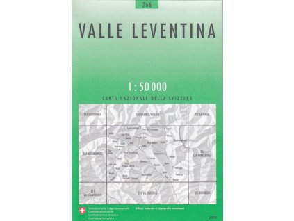 mapa Valle Leventina 1:50 t.