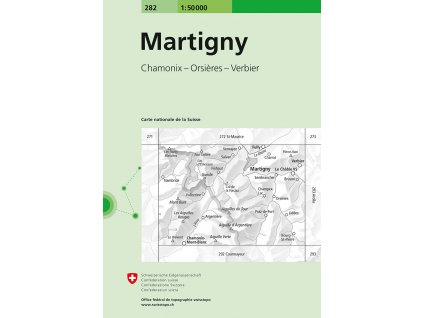 mapa Martigny 1:50 t.