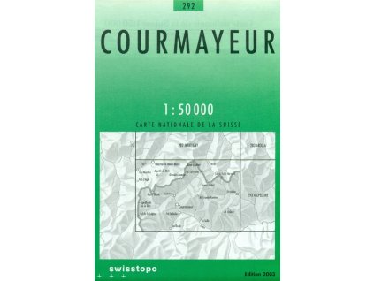 mapa Courmayeur 1:50 t.