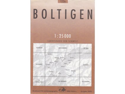 mapa Boltingen   1:25 t.