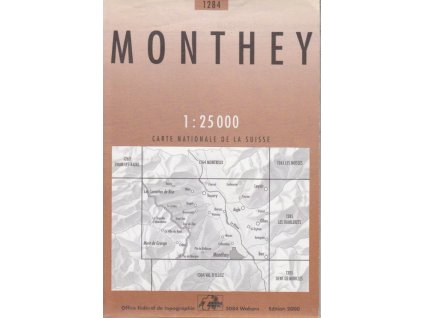 mapa Monthey    1:25 t.
