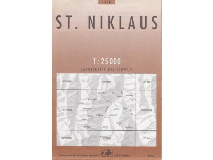 mapa St. Niklaus 1:25 t.