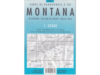 mapa zimní Montana 1:50 t.