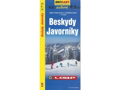 Beskydy a Javorníky - zimní turistická a lyžařská mapa