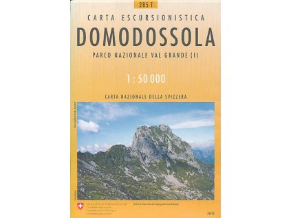 mapa Domodossola, NP Val Grande 1:50 t. se značkami