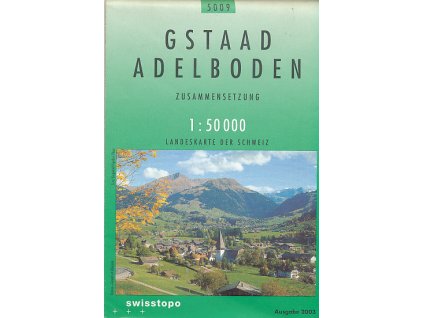 mapa Gstaad Adelboden    1:50 t.