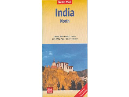 mapa India North (S Indie) 1:1,5 mil.+Ladakh 1:650 t. voděodoln