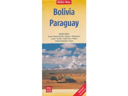 mapa Bolivia-Paraguay 1:2,5 mil. voděodolná