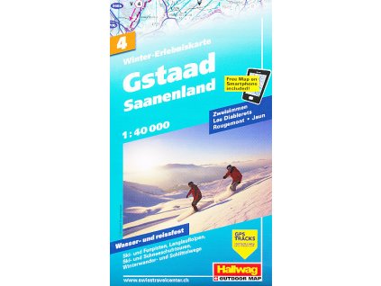 zimní mapa Gstaad 1:40 t.