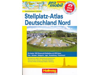 publikace Stellplatz Atlas Deutschland Nord německy