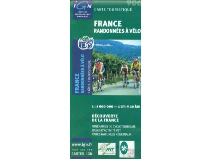 mapa France-cycle 1:1 mil.