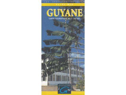 mapa Guyane 1:500 000