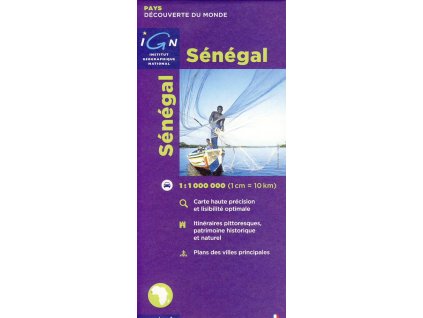 mapa Senegal 1:1 mil.