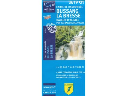 mapa Bussang la Bresse 1:25 t.