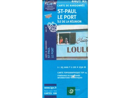 mapa St-Paul.Le Port Reunion 1:25 t.